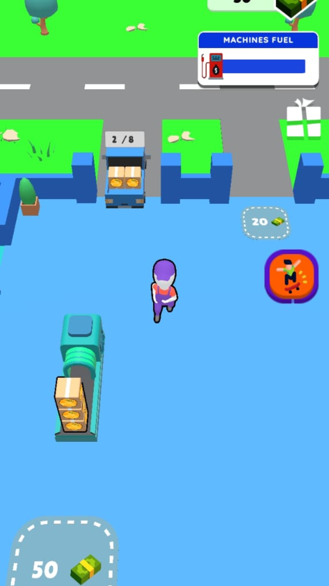 Idle Shipping Delivery Tycoon Game Screenshot