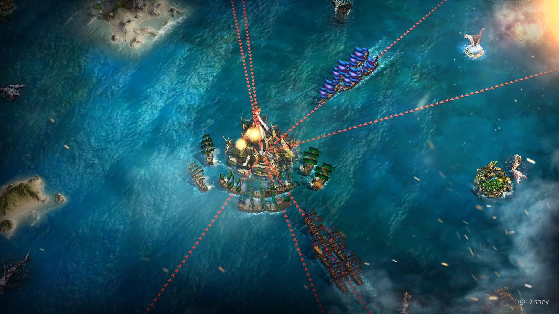 Pirates of the Caribbean: Tides of War Game Screenshot