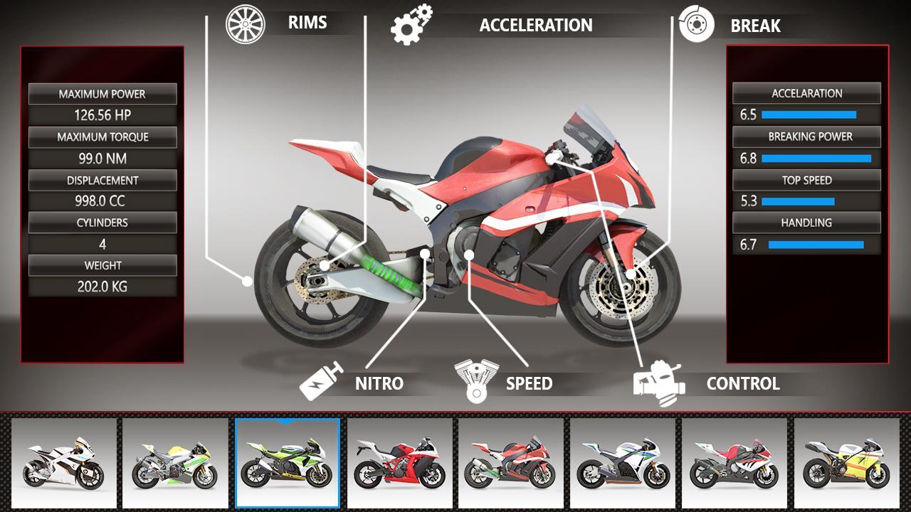 Screenshot 1 of စက်ဘီးပြိုင်ပွဲ 2019 Simbaa Racer 1.7