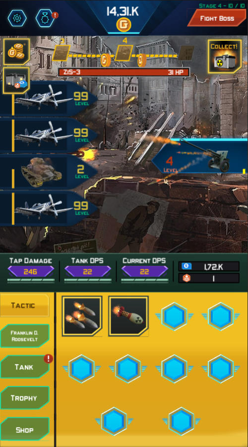 Cuplikan Layar Game War Commander Strategy Games