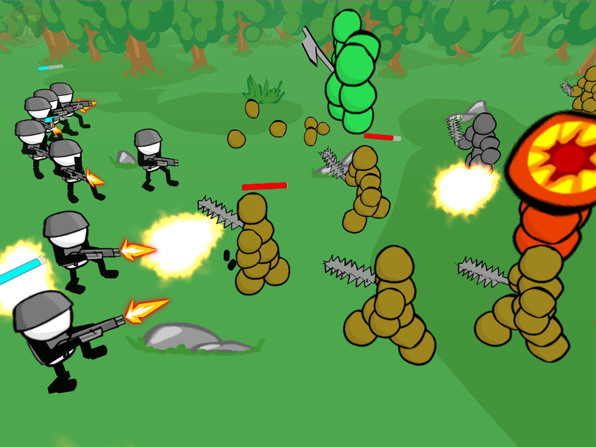 Stickman Gun Battle Simulator Game Screenshot
