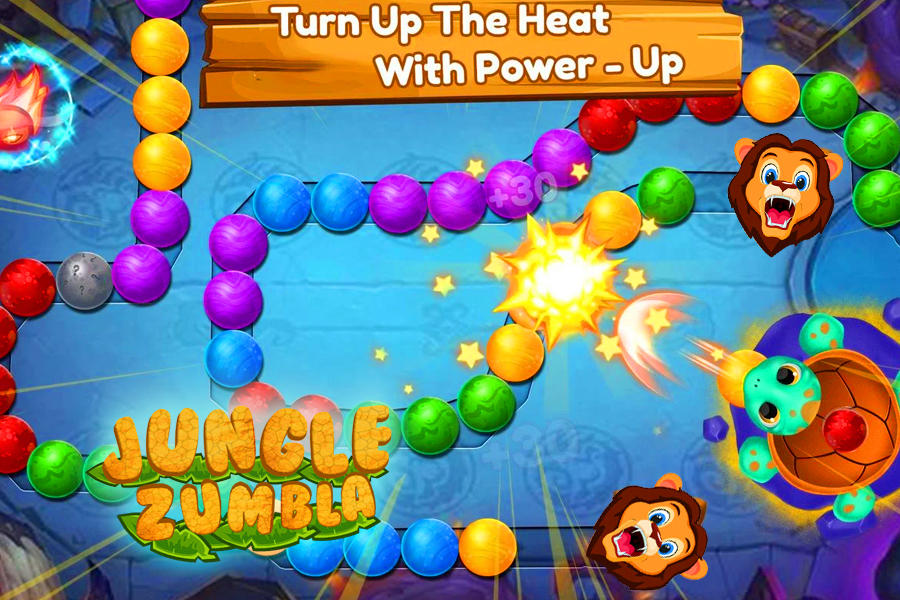 Jungle zumba - Marble shooter Game Screenshot