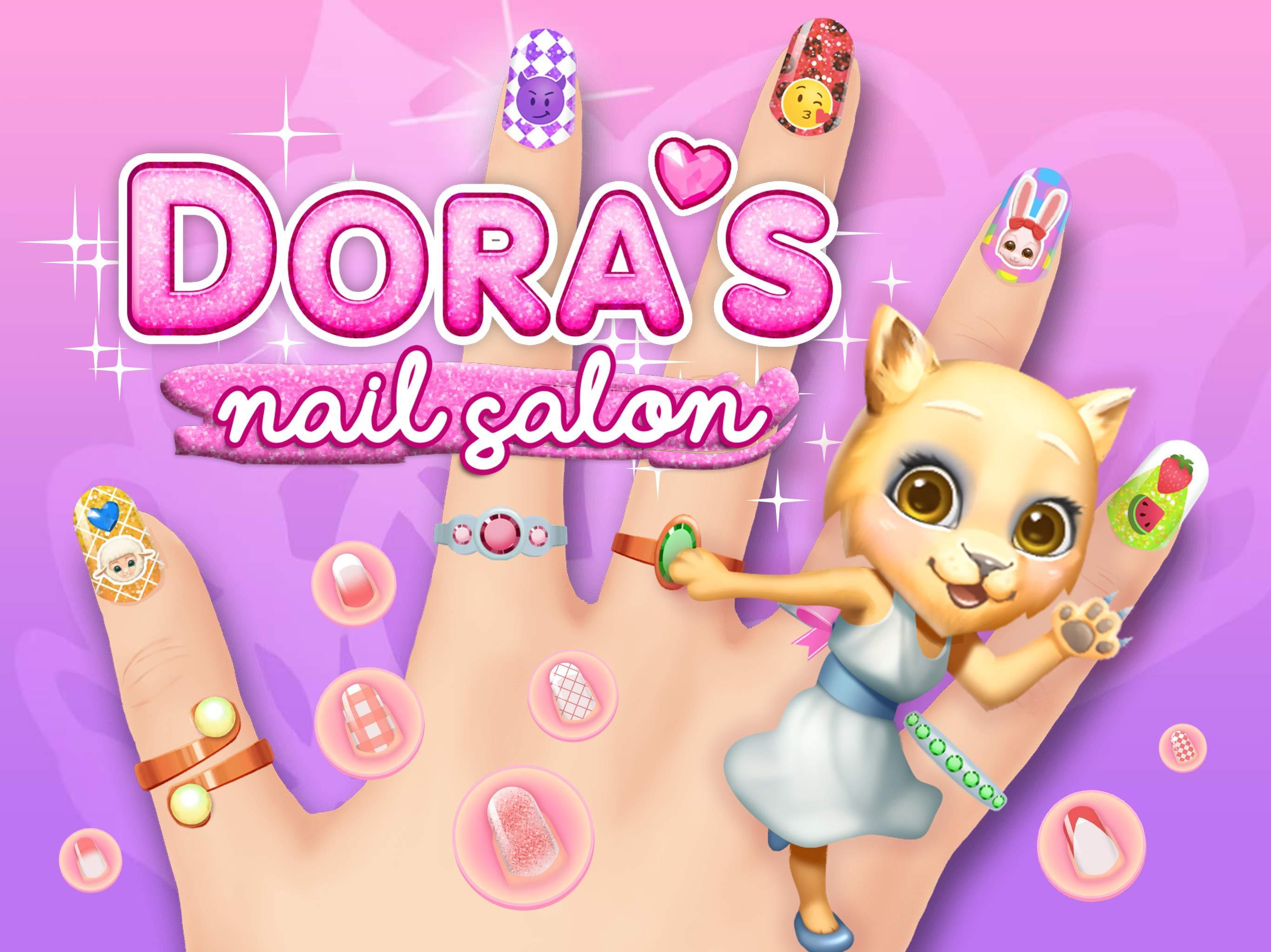 Dora's Nail Salon Game Screenshot