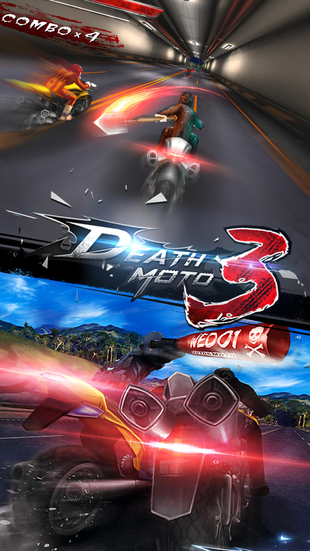 Death Moto 3 : Sun Shines Game Screenshot