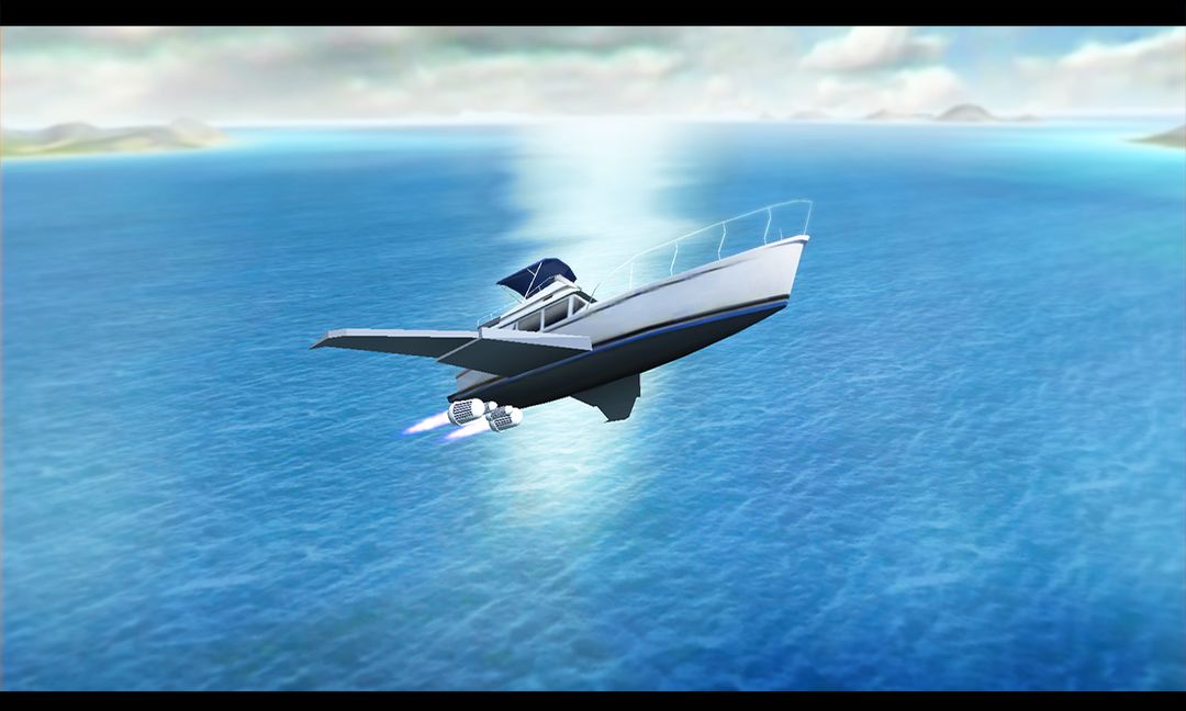 フライングのゲーム：クルーズ船の3D ภาพหน้าจอเกม