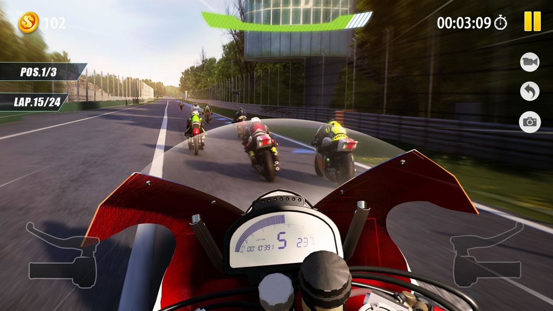 Screenshot of Traffic rider 3D lite ads