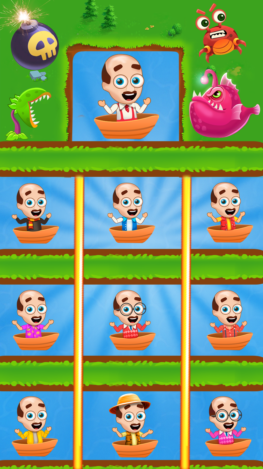 Pull the Pin - Save Daddy Game Screenshot