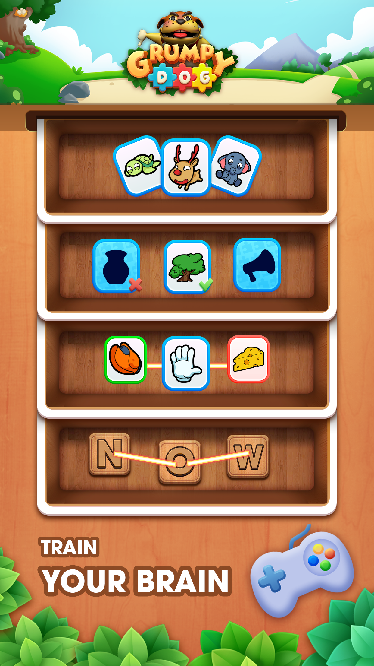 Grumpy Dog - Tricky Puzzle Game Screenshot