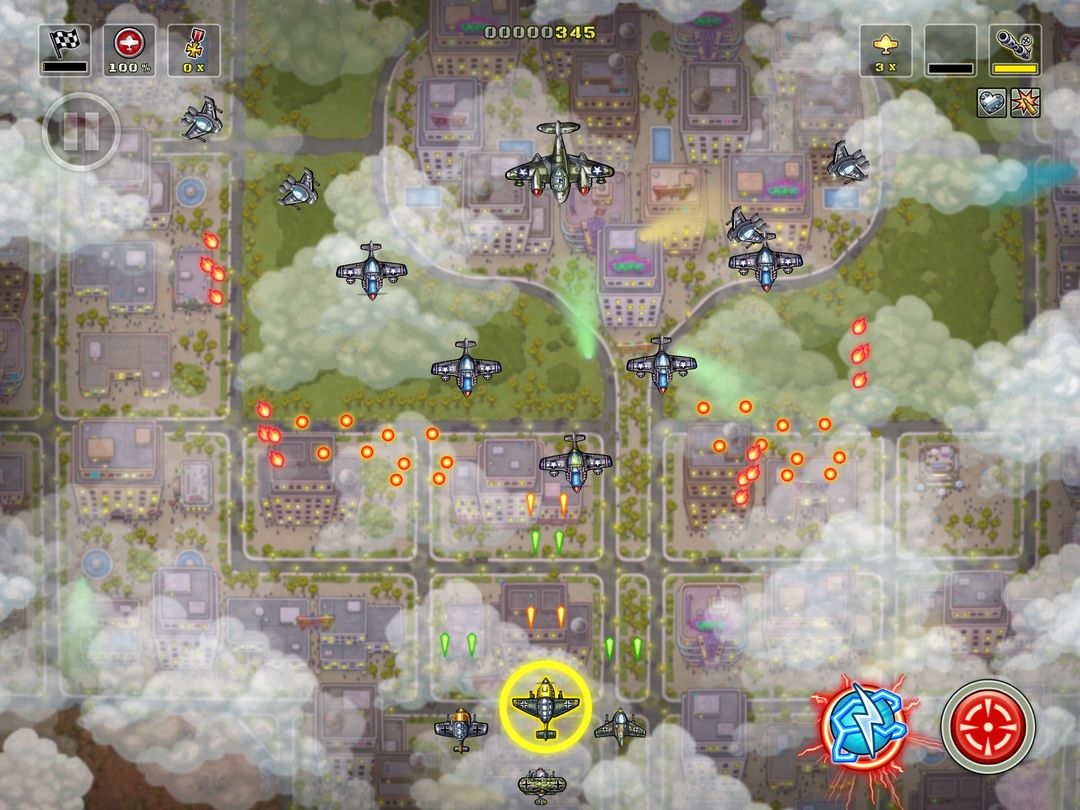 Screenshot of Aces of the Luftwaffe Squadron