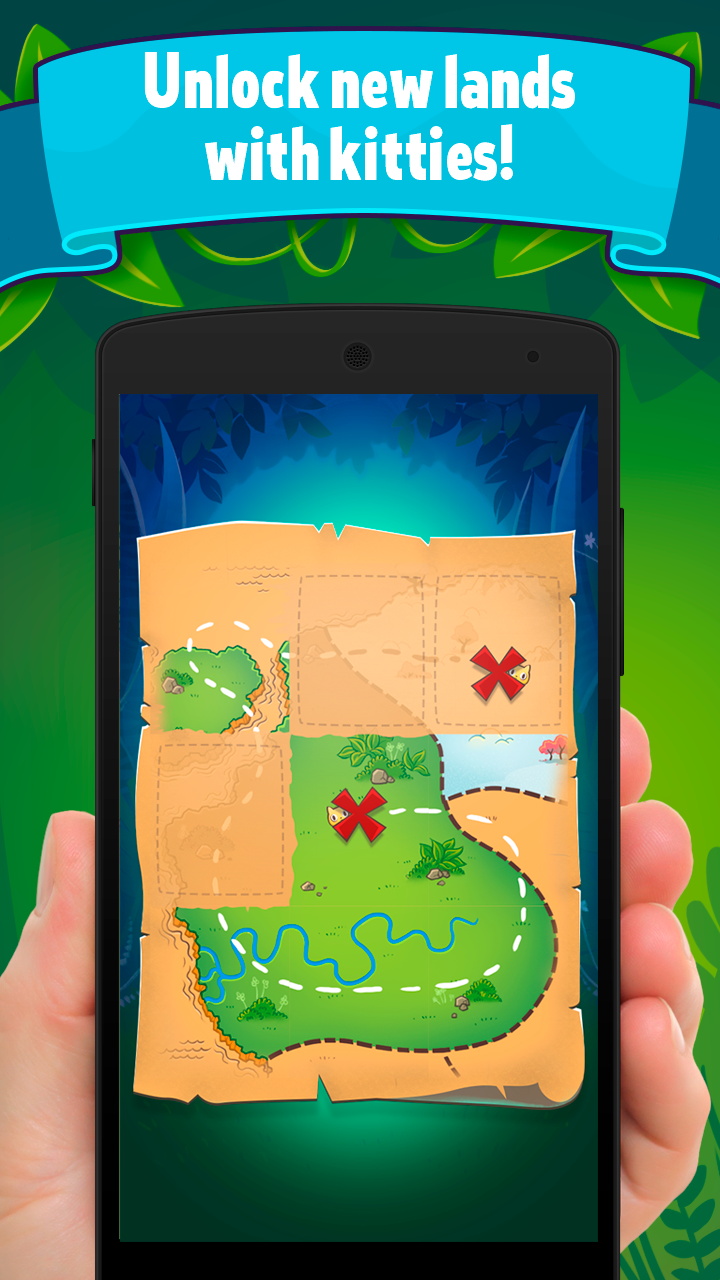 Cute Cat Merge & Collect: Lost Game Screenshot