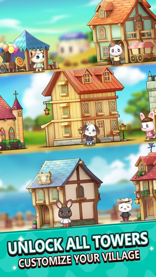 Screenshot of Genki Village - Animal Kingdom Idle Clicker
