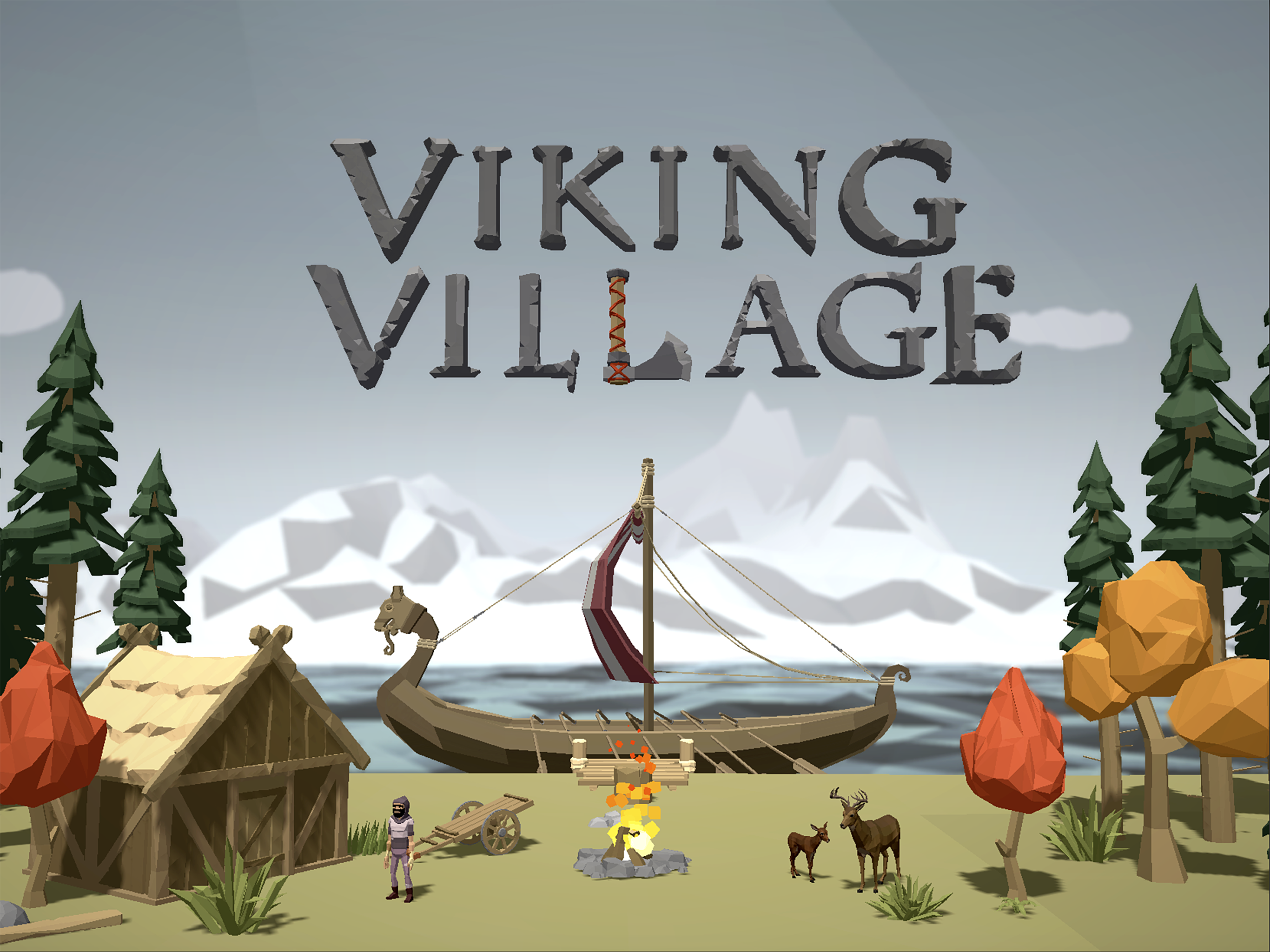 Screenshot of the video of Viking Village