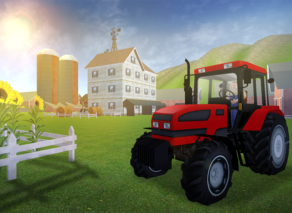 Real Tractor Simulator 2016 Game Screenshot