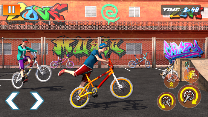 Captura de Tela do Jogo MTX Extreme BMX Bicycle Stunts