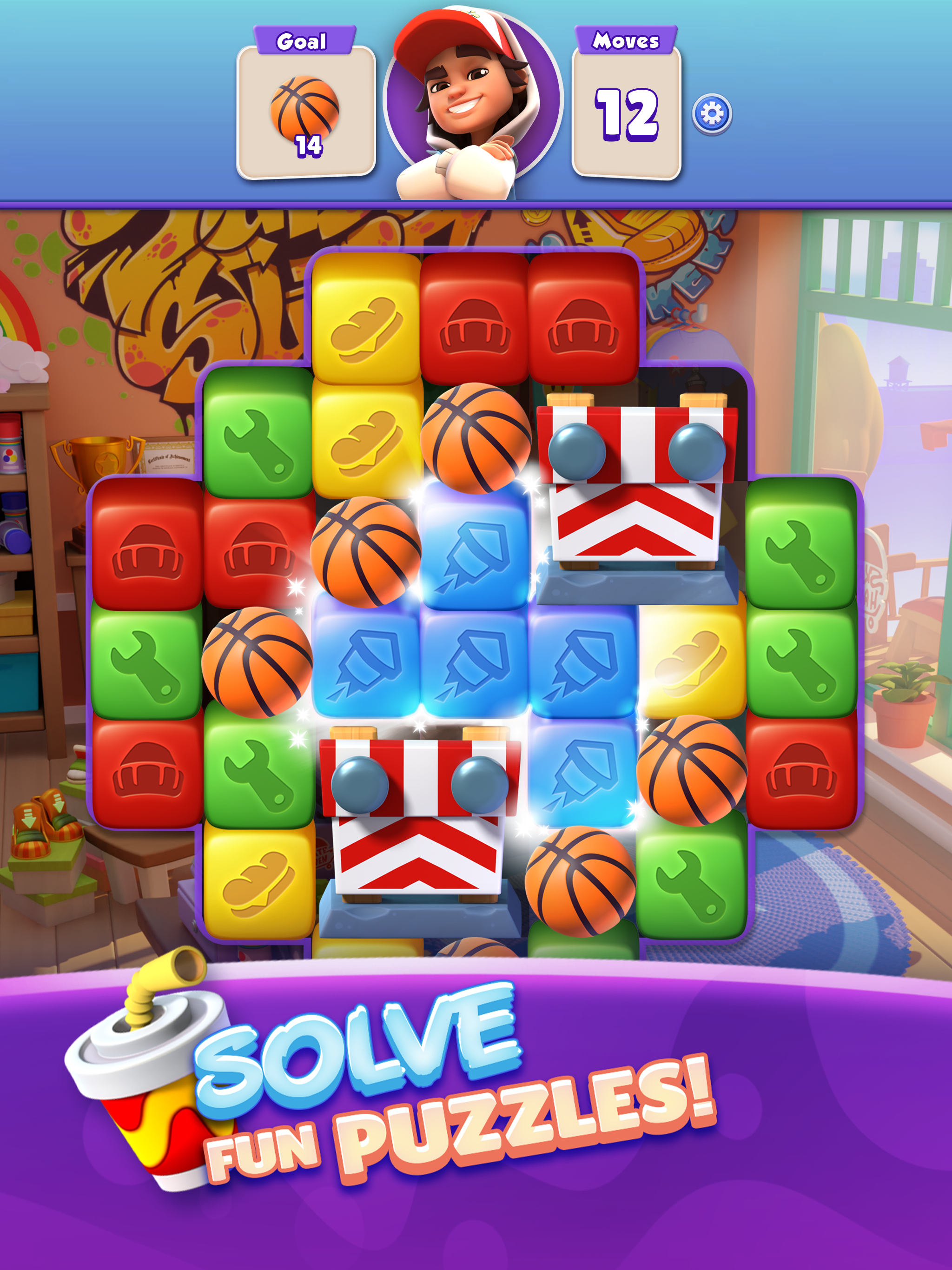Subway Surfers Blast Game Screenshot