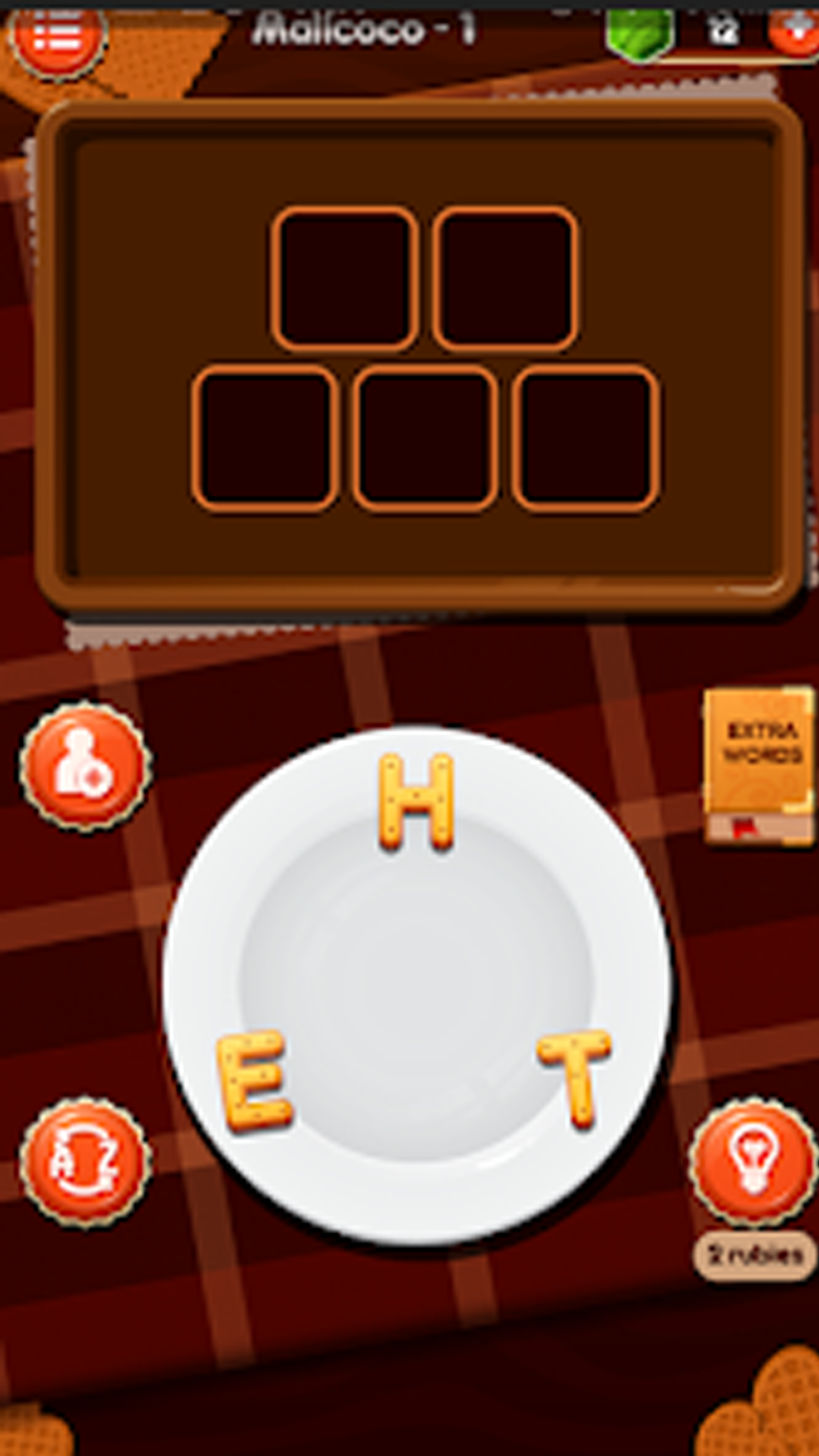 Wordre Cook Puzzle Game Screenshot