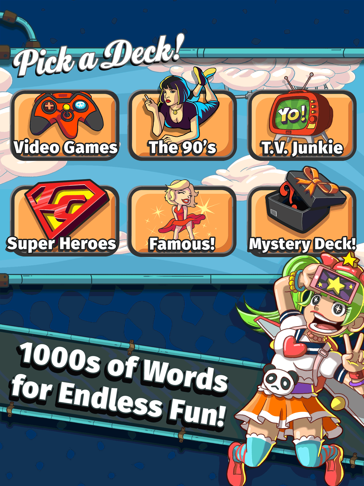 Word Gush: Loot Charades! Game Screenshot