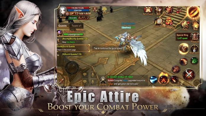 Blades and Rings Game Screenshot