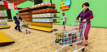 Banner of Supermarket Store Cashier Game 
