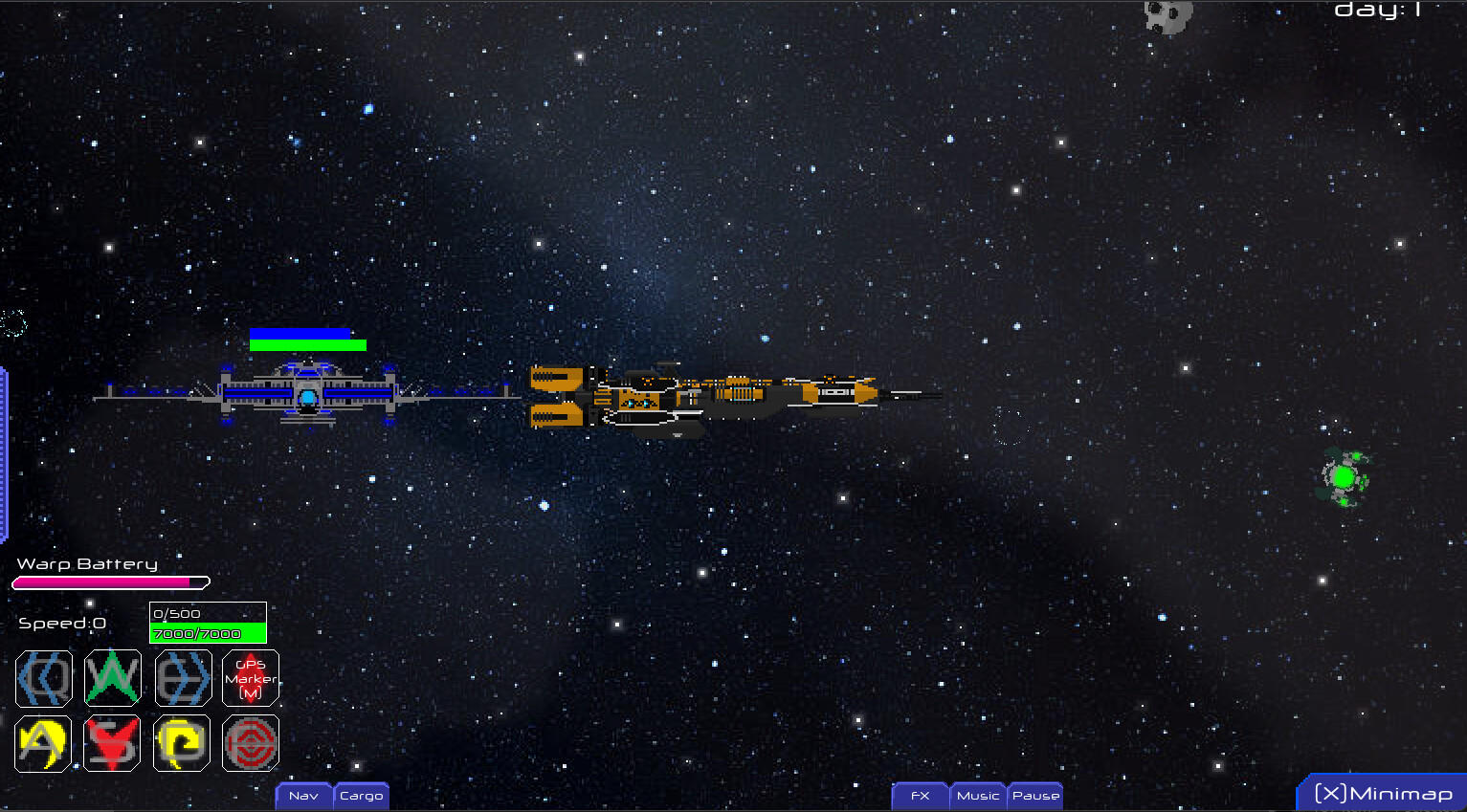 Screenshot of Project Galaxy