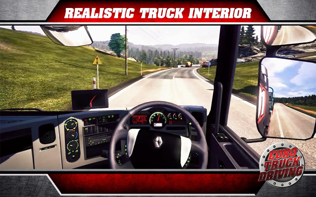 Euro Truck Driving : Cargo Delivery Simulator Game 게임 스크린 샷