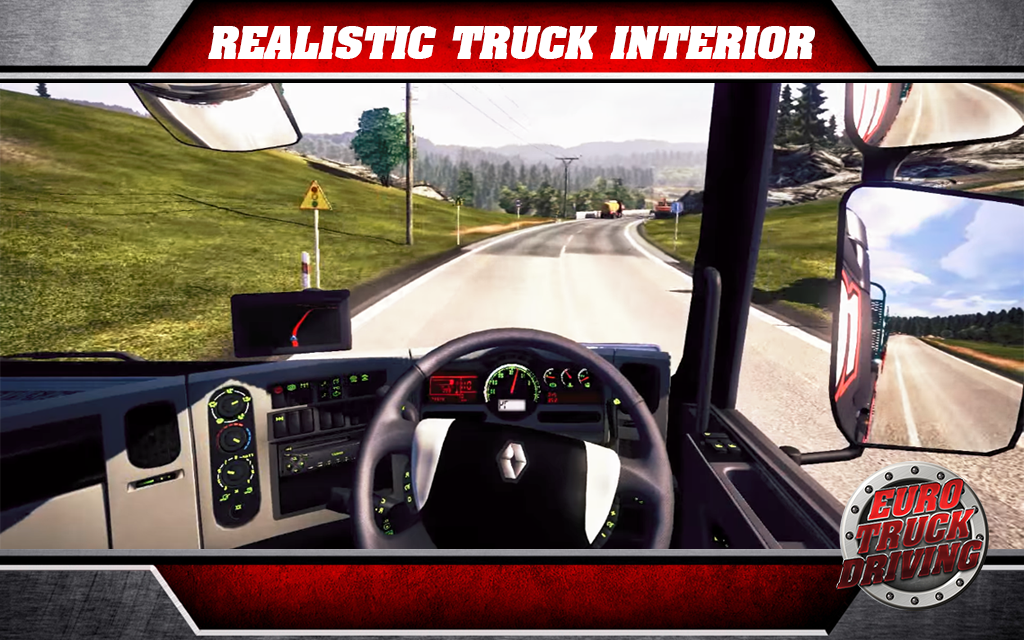 Euro Truck Driving : Cargo Delivery Simulator Game Game Screenshot