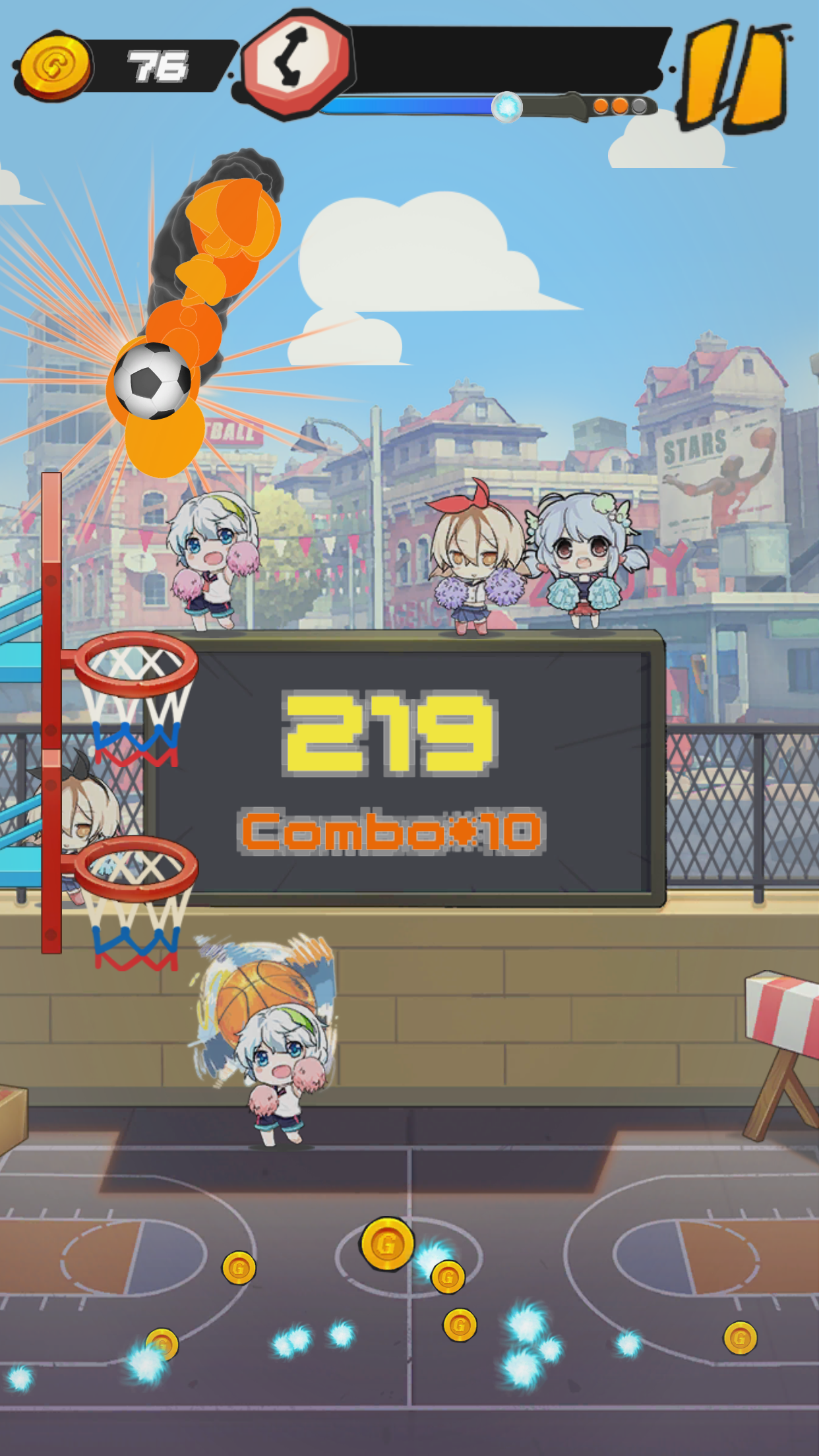 爆火篮球 Game Screenshot