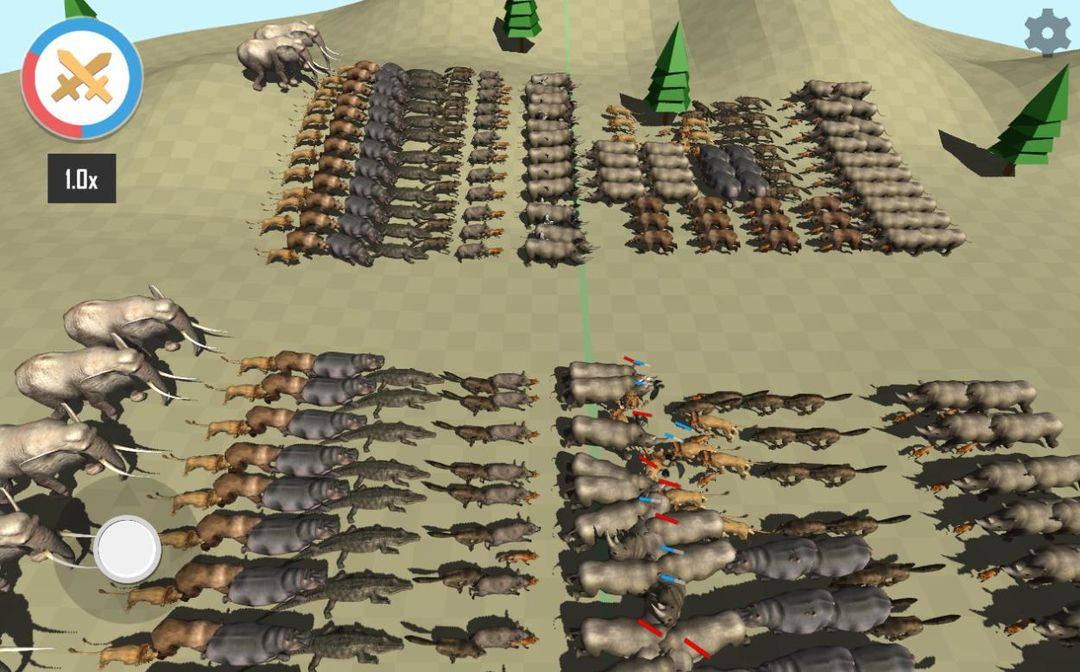Screenshot of Animal Epic Battle Simulator