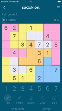 Cuplikan Layar Game Sudokion