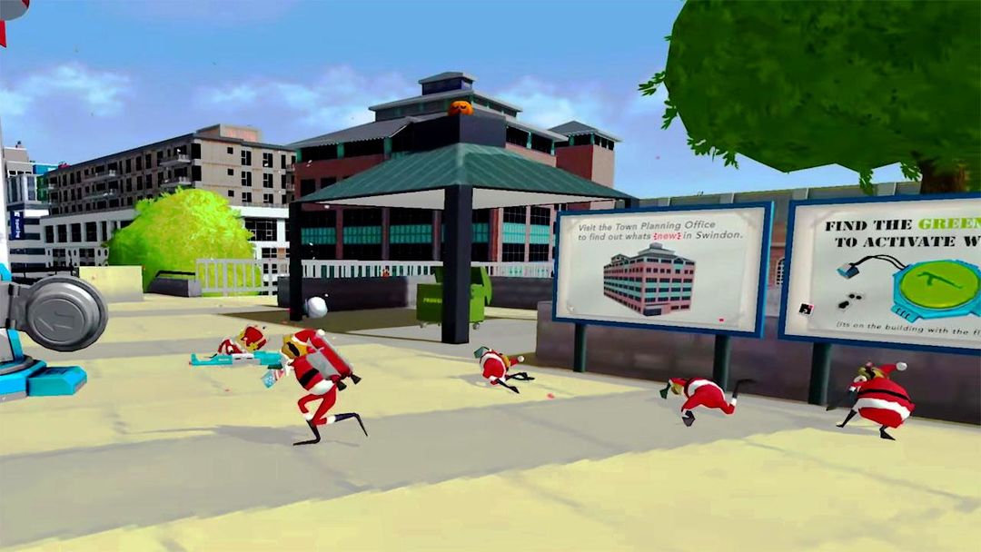 Frog Battle in the Amazing City screenshot game