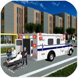Ambulance Rescue Car : City Traffic Drive - Pro
