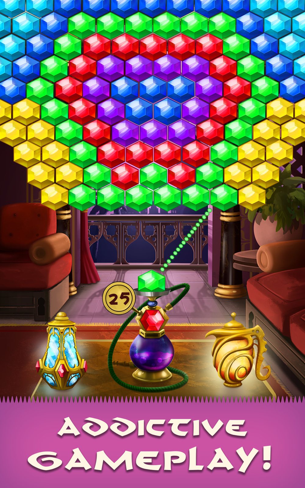 Diamond Bubble Game Screenshot