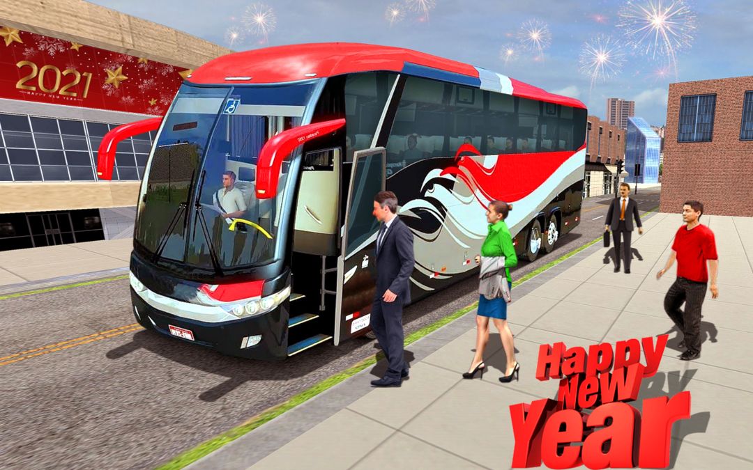 City Coach Bus Simulator: Bus Games 2021 ภาพหน้าจอเกม