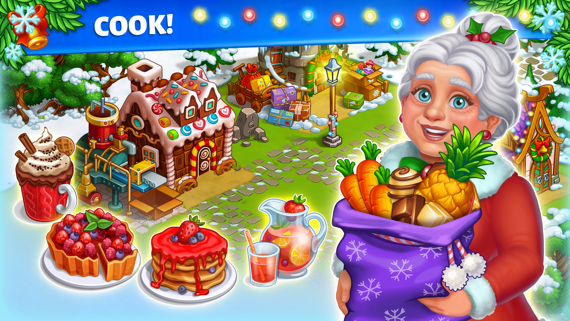 Snow Farm - Santa Family story Game Screenshot