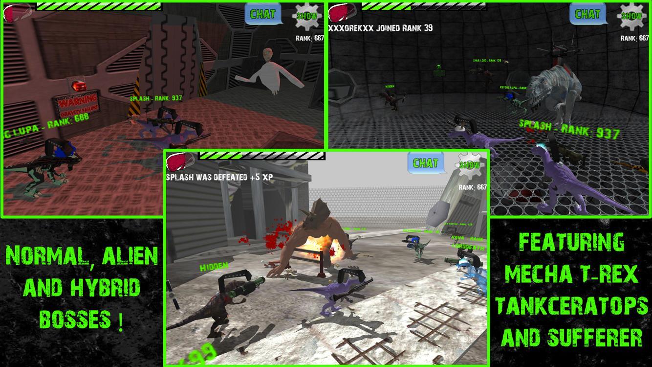 Cuplikan Layar Game Raptors Online - Gun Dinosaurs