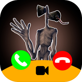 Call Siren Head chat + video call (Simulation)