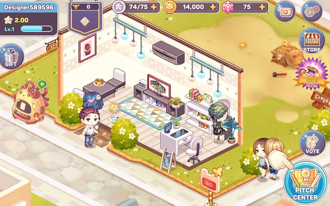 Kawaii Home Design screenshot game