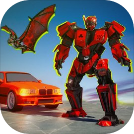 Jogo de robô de táxi voador versão móvel andróide iOS apk baixar