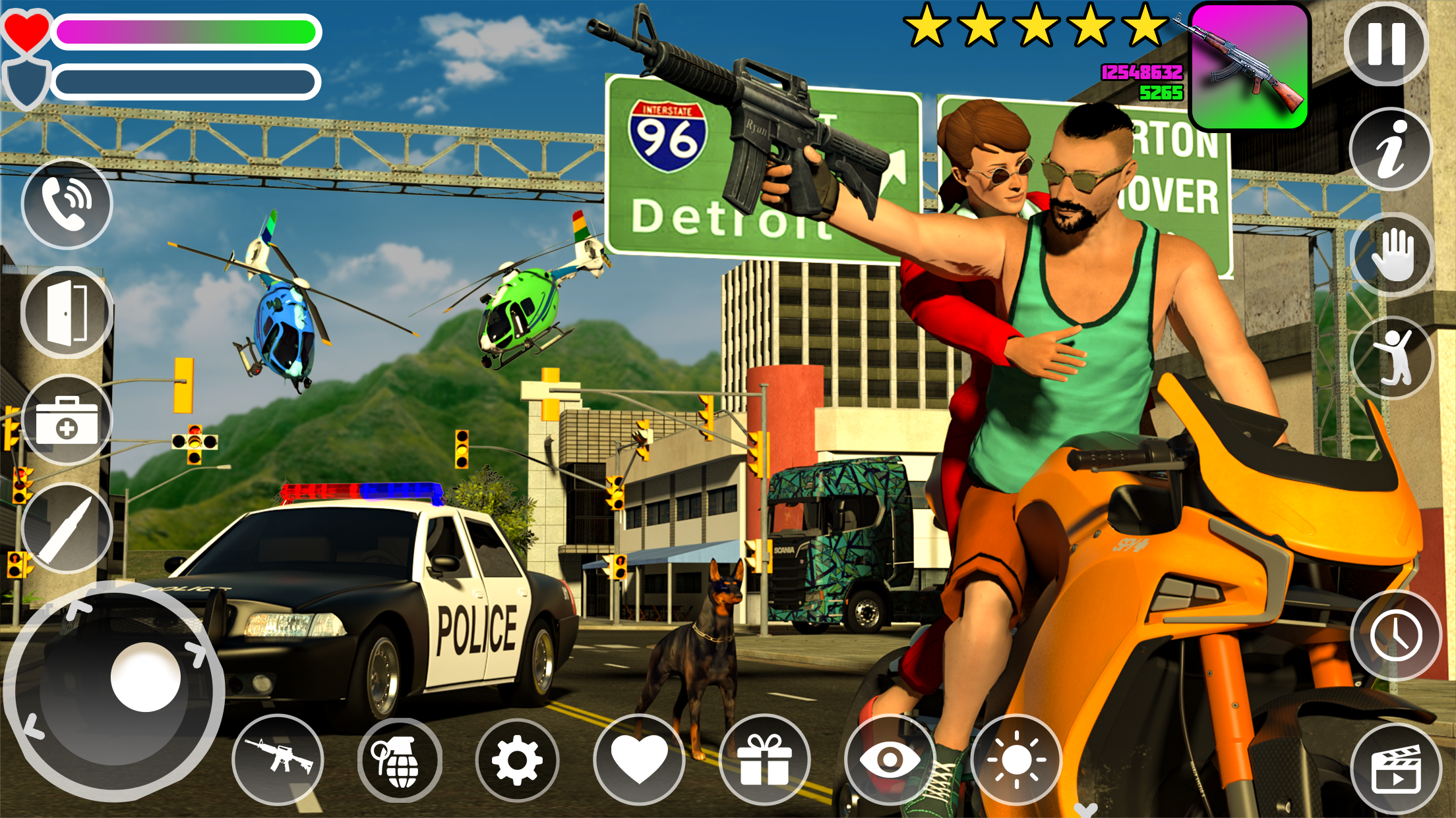 Grand Gangster Mafia City War ภาพหน้าจอเกม