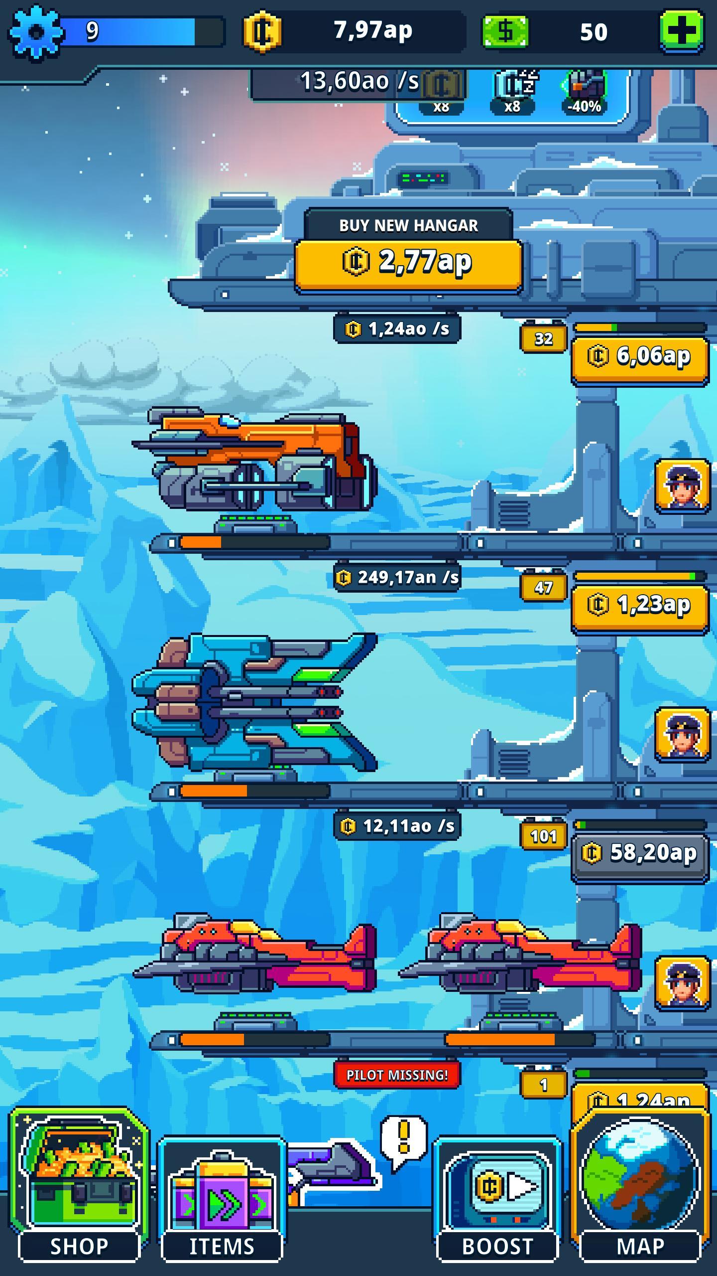 Idle Space Manager Game Screenshot