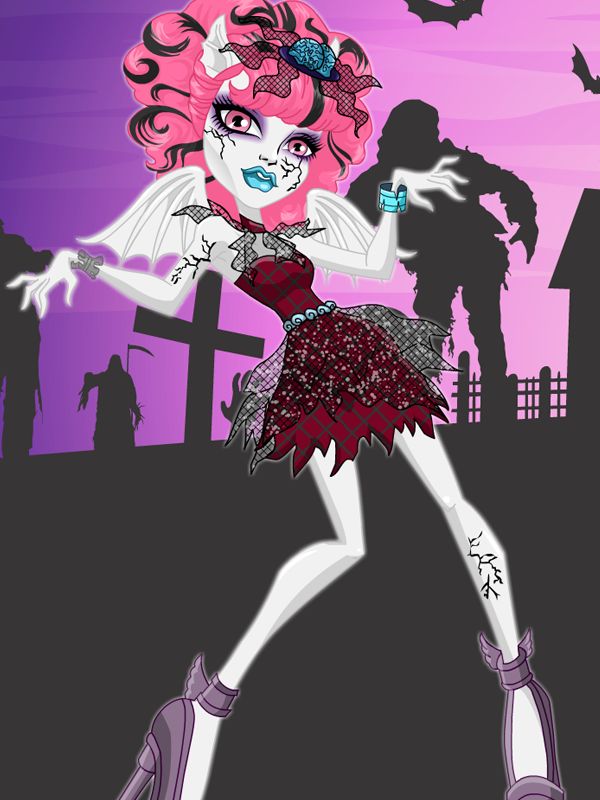 Screenshot of Ghouls Monsters Fashion Dress Up Game