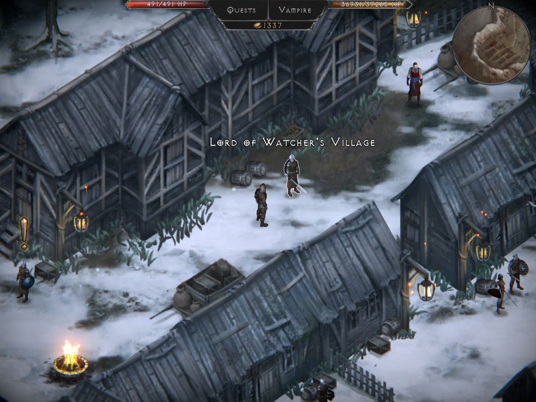 Vampire's Fall: Origins RPG screenshot game