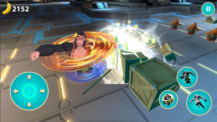 Gorilla Runner! Endless Spin Game Screenshot