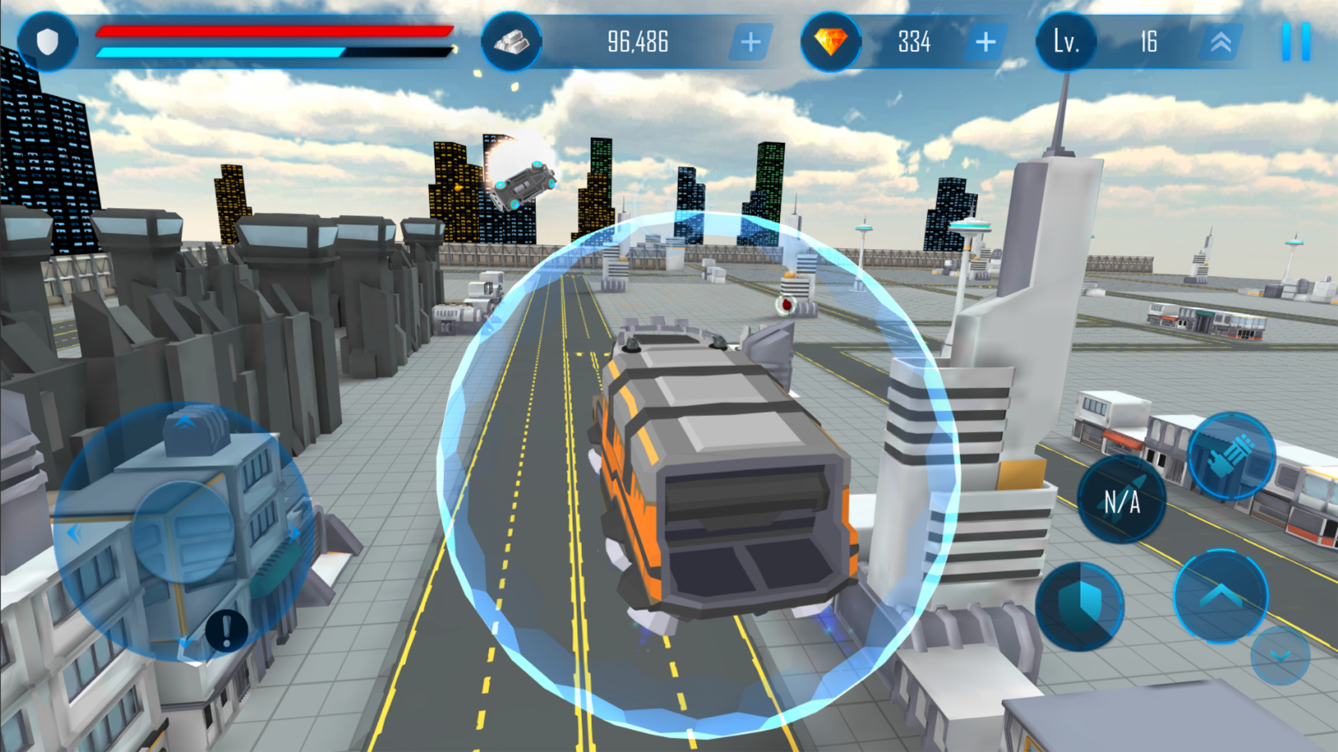 Flying Car Game Screenshot
