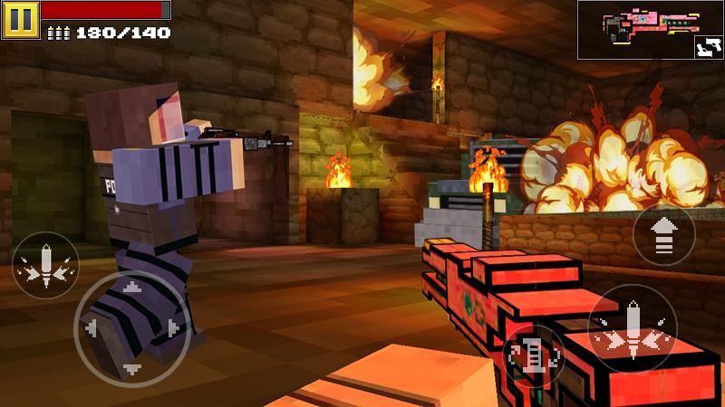 Pixel Shooting 3D Game Screenshot