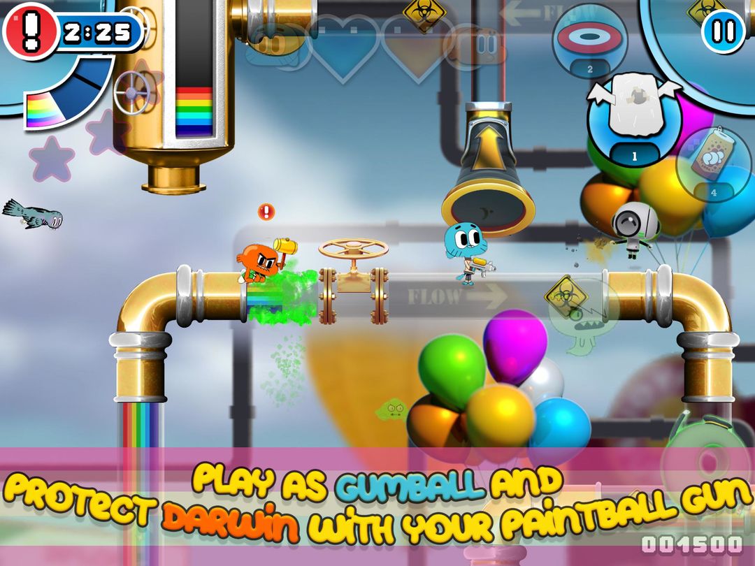 Gumball Rainbow Ruckus screenshot game