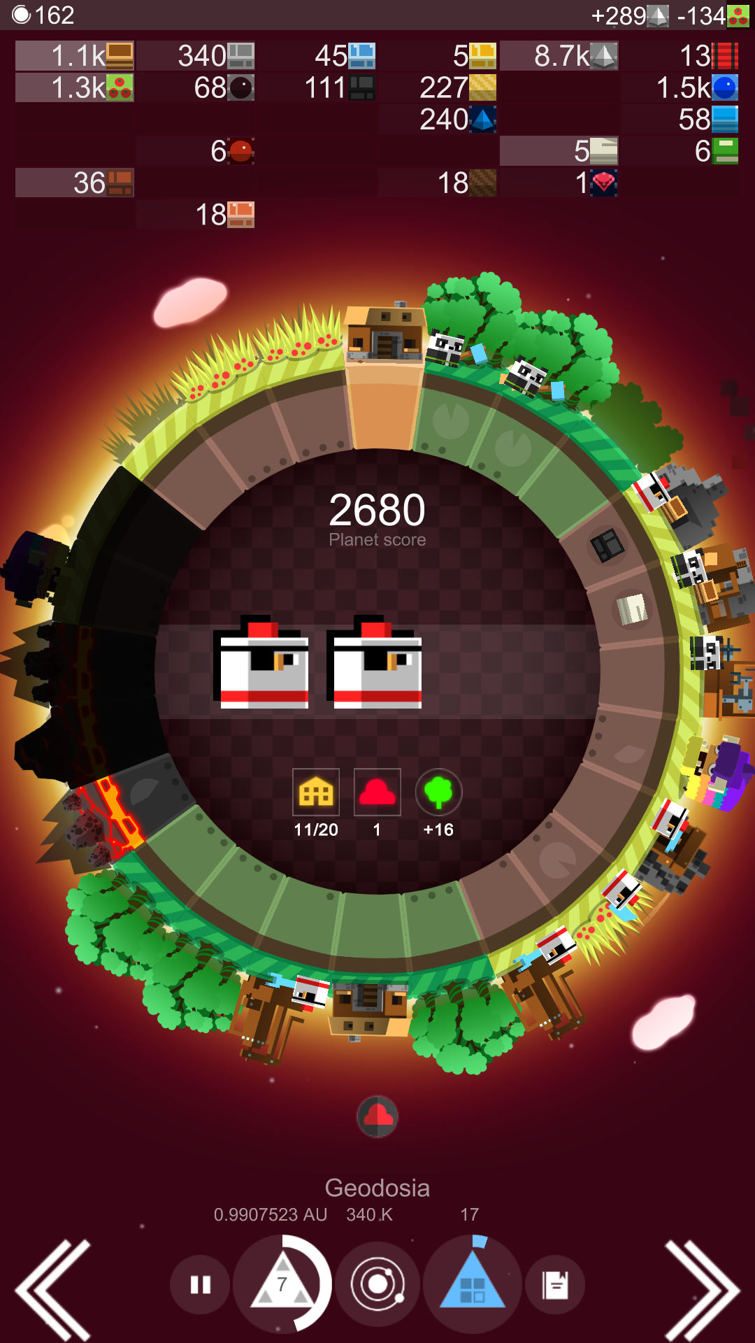 Cuplikan Layar Game A Planet of Mine