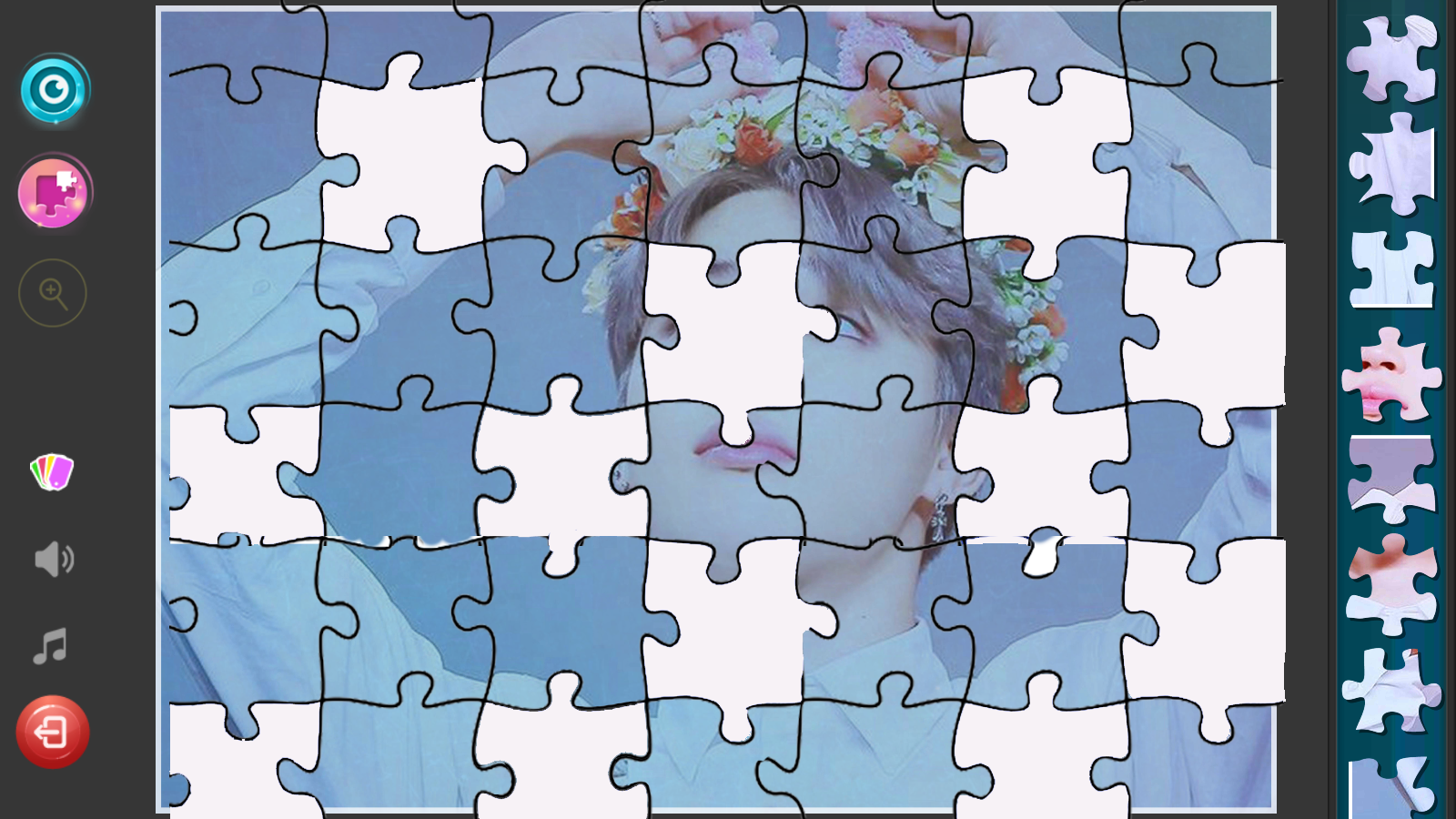 Jimin Jigsaw  Game Puzzle Game Screenshot