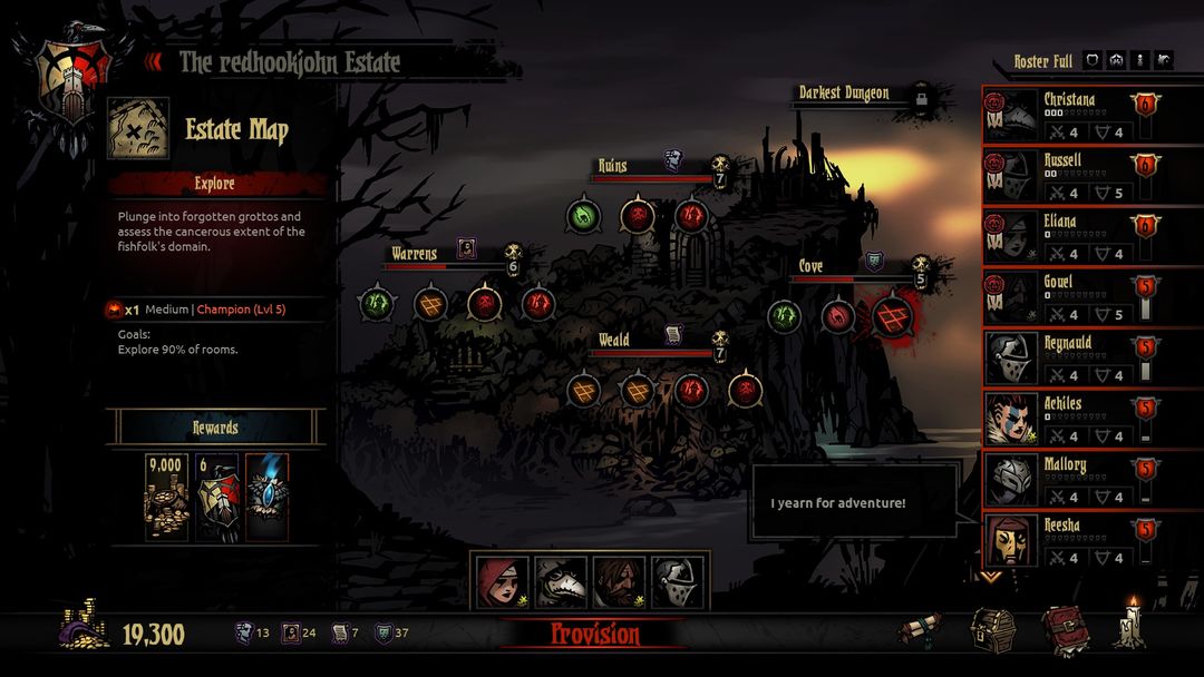 Darkest Dungeon:Tablet Edition ภาพหน้าจอเกม