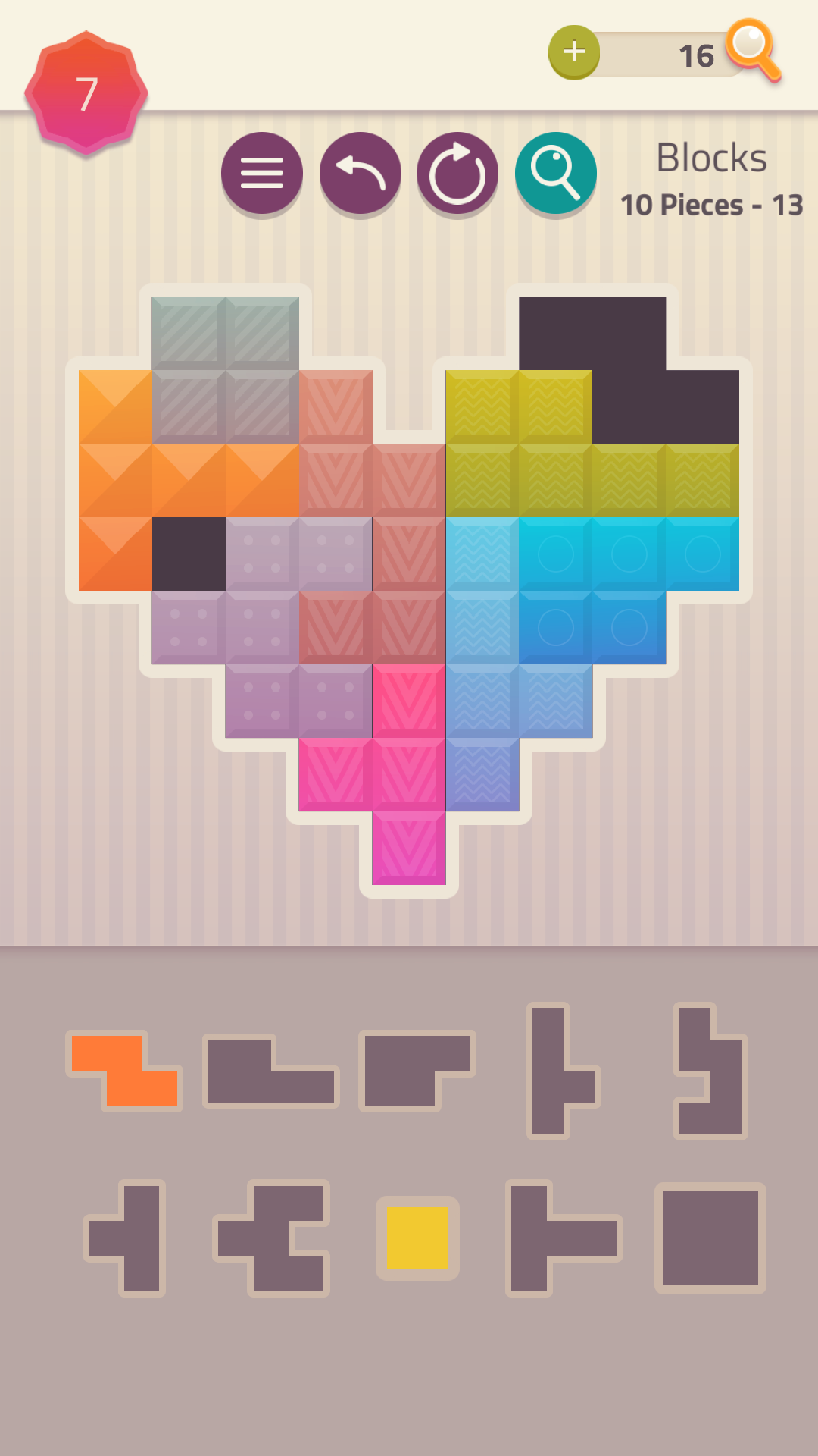 Polygrams - Tangram Puzzles ภาพหน้าจอเกม